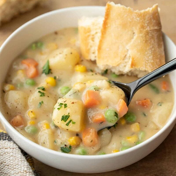  Vegetables and Gravy Soup